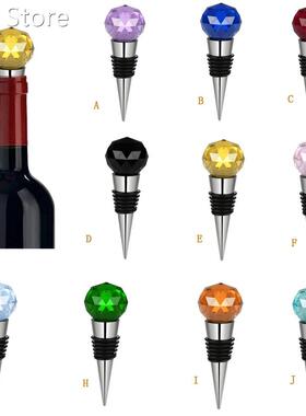 30mm Diamond Crystal Stainless Steel Champagne Stopper Spark