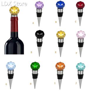30mm Diamond Crystal Stainless Steel Champagne Stopper Spark