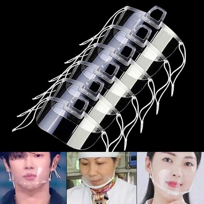 10Pcs/Lot Plastic Anti saliva Mouth Mask Kitchen Specialty