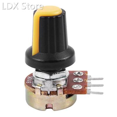 5pcs 10K OHM 3 Terminal Linear Taper Rotary o B Type Potenti