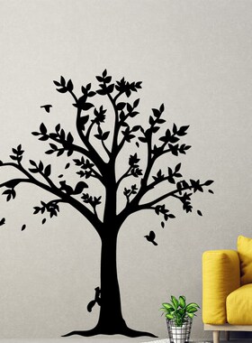 Pretty Tree Environmental Protection Vinyl Stickers For Kids