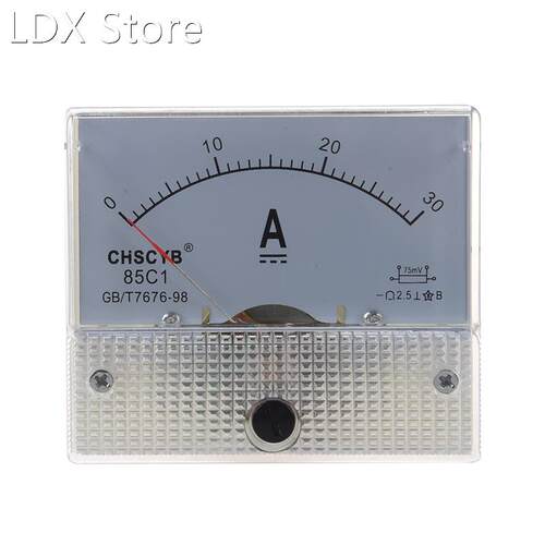 85C1 Analog Current Panel Meter DC 30A AMP Ammeter