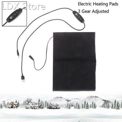 1pc Portable USB Electric Heating Pad Adjusted Temperature D