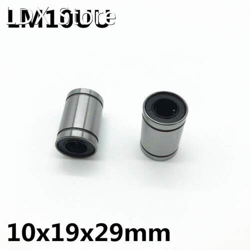 2pcs LM10UU ball bearing inner diameter 10x19x29mm guide lin