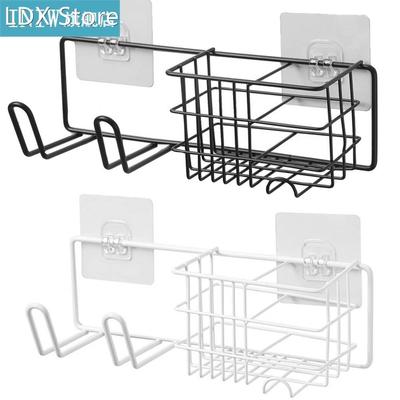 Hair Dryer Shampoo Holder Wall Corner Shelf Bathroom Accesso