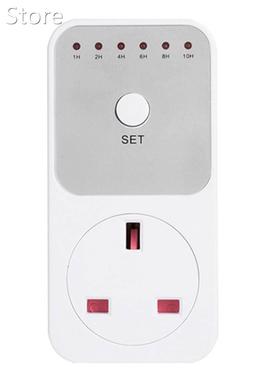 UK Plug Electricity Power Metering Socket 10Hr Timer Socket