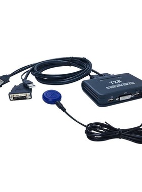 Ingelon Dvi Kvm Switcher Switch Box 2 Port with Switch butt