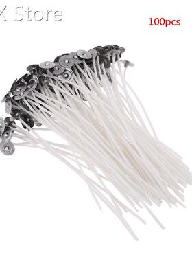 100Pcs Candle Wicks 12cm Cotton Core Pre Waxed With Sustaine