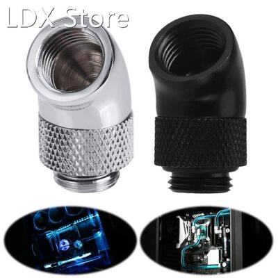 Brass G1/4 Screw Thread 45 Degree Elbow Rotary Brass Adapter