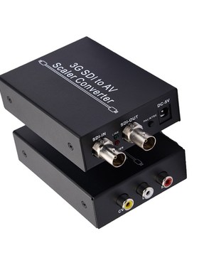 3G SDI to AV Scaler Converter SDI to AV+SDI 3G/HD/SDI to CV