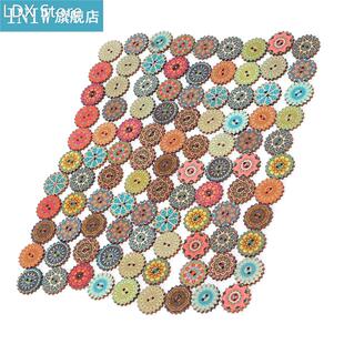 buttons for clothing button Wooden Buttons 20mm/0.8in Flowe
