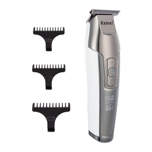 Kemei Professional Hair Clipper LCD Display Baldheaded Beard