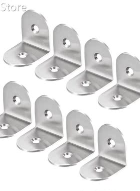 Corner Brace, 45mm x 45mm x 2.5mm Stainless Steel Joint Righ