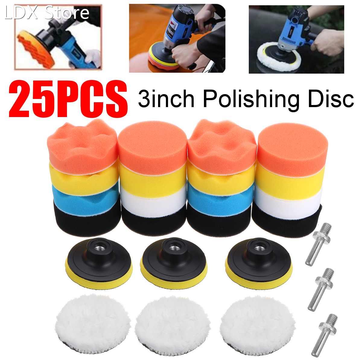25Pcs Polishing Sponge Wheel 3
