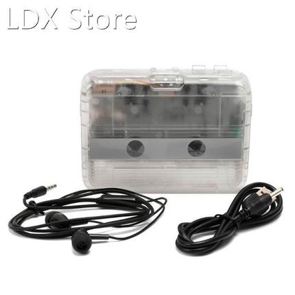 Portable Bluetooth-compatible Input Output Cassette Player F