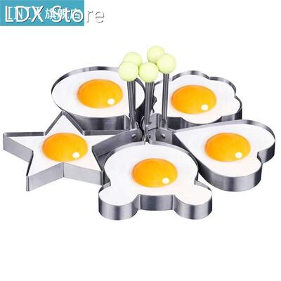 1Pcs Pancake Maker Stainless Steel Frying Egg Mold New Uniqu