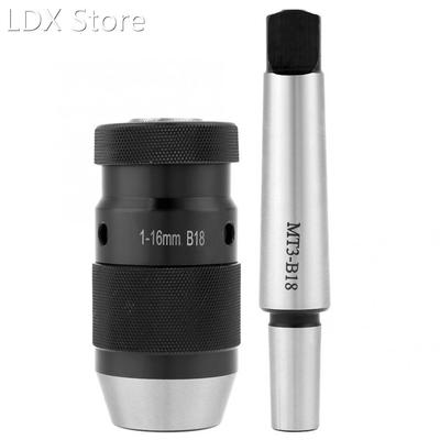 1-16mm Capacity Drill Chuck 45# Steel Self Tighten Keyless L