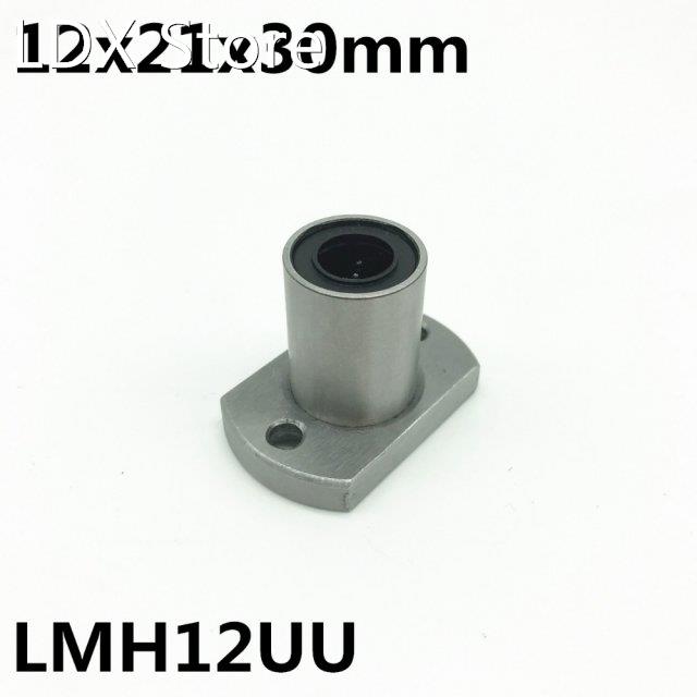 2pcs LMH12UU 12mm flange linear bearing LMH12 12x21x30 mm