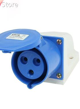 AC 220V-250V 32A 2P+E IEC309-2 Panel Mount Industrial Socket