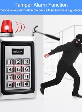 Standalone Metal Access Control Keypad RFID Keyboard Waterp