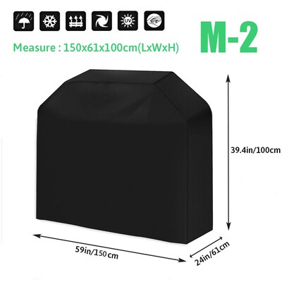 Waterproof BBQ Grill Cover Barbeque Cover Anti Dust Rain V