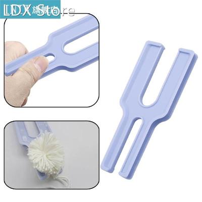 2Pcs Pompom Maker Kit Fluff Ball Weaver Needle Craft DIY Woo