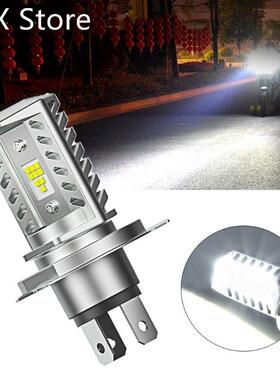 H4 15W CSP 9SMD LED Motorcycle Headlight Bulb HID Hi/Low Bea