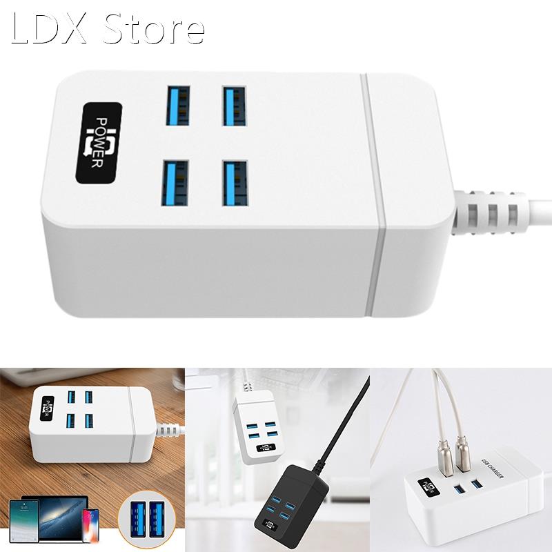 Power Strip with USB with 3 USB Charger, Multifunction Deskt