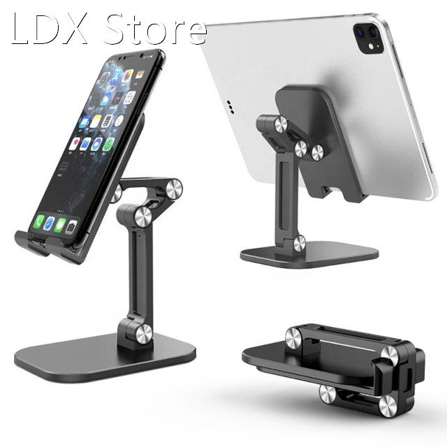 Adjustable Three Sections Foldable Desk Mobile Phone Holder