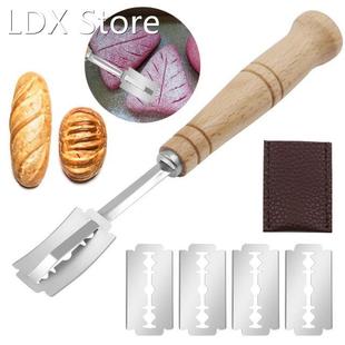 Bread Cutter French Bread Blades Kitchen Gadgets Normal Wood