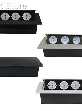 Multimedia Outlet Socket Connection Box Table Desktop Pop-up
