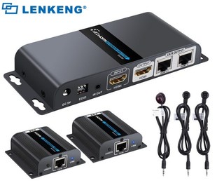 LENKENG LKV712Pro 1920*1080 HDMI Extender 1 Transmitter 2 R