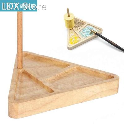 Sewing Tools Wooden Beading Tray Bead Board Triangular for D