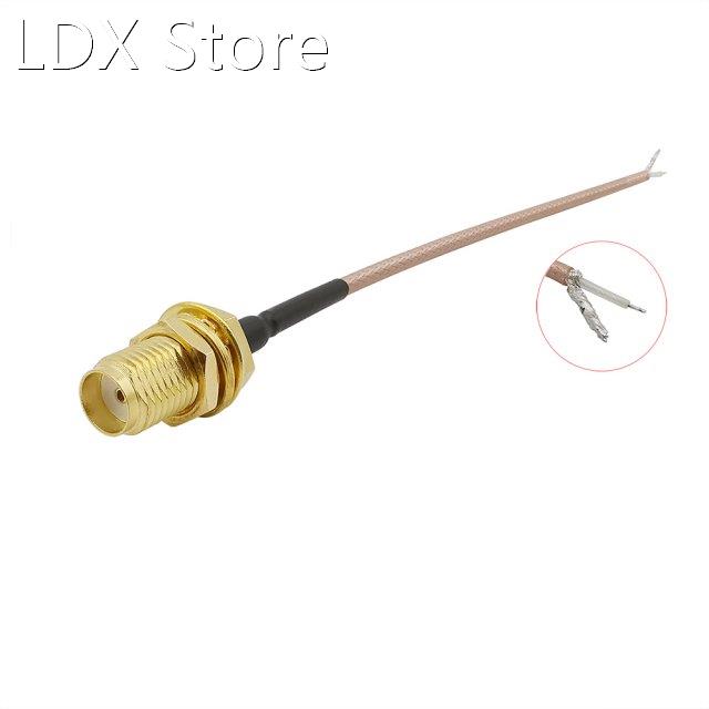 1Pcs SMA Female Jack Pigtail RG316 Coaxial Cable Solder Wire