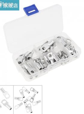 60pcs/lot Tinned Copper Bolt Hole Cable Lugs Copper Nose Wir