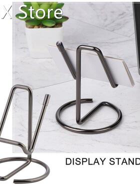 Metal Mobile Phone Stand Desk Business Card Holder Cute Card