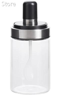 1Pc Creative Useful Easy Glass Jar Spice Containers Condimen