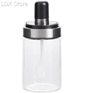 1Pc Creative Useful Easy Glass Jar Spice Containers Condimen