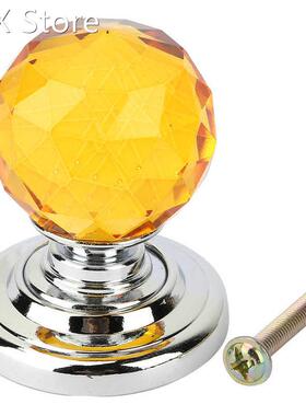 30*45mm Diamond Shape Glass Pull Handle Cabinet Drawer Cupbo