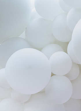 Matte Pure White Balloons Wedding Decoration Birthday Party