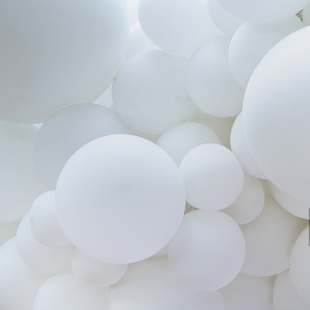 Pure Balloons Birthday Matte White Decoration Party Wedding