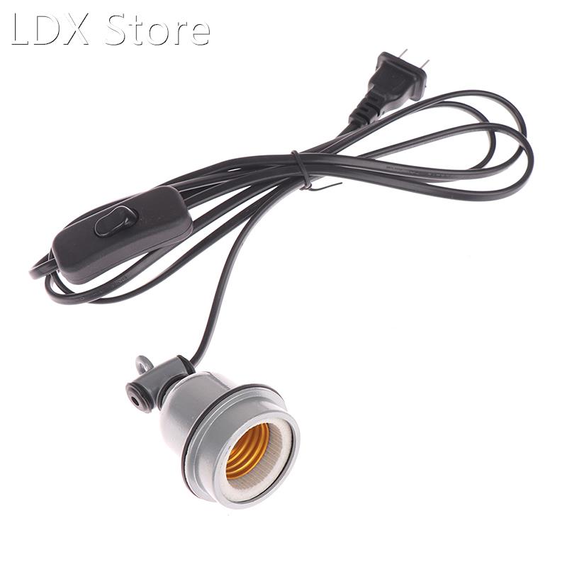 E27 Crawling pet heating lamp holder & power cord switch