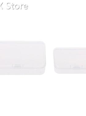 Small Transparent Plastic Storage Boxs Clear Square Multipur