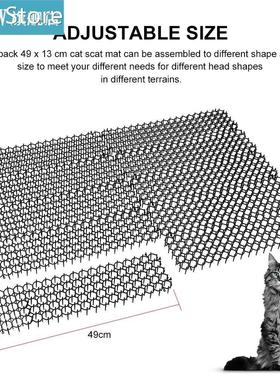 10 Pack Cat Scat Strips Pet and Dog Deterrent Prickle Mat An