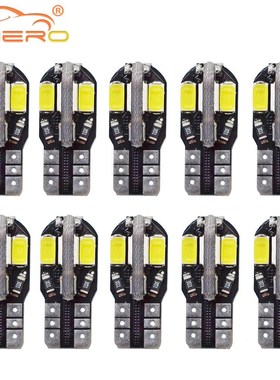 10X T10 W5W Auto Car Led Interior 8Led Canbus White Red Turn