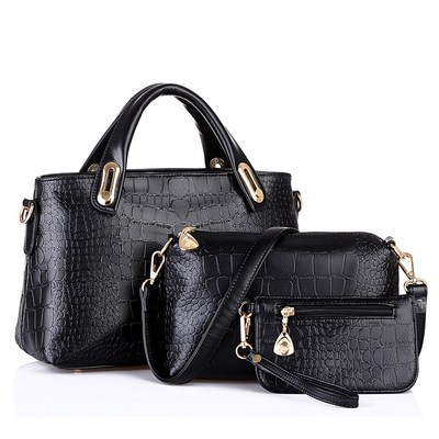 Women Shoulder Bag Fashion Female Handbag Leather Purse 3 P