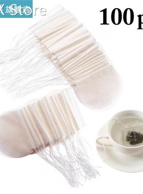 100Pcs Tea Filter Bags Set Multi-Use Disposable Empt