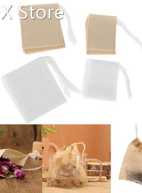 100Pcs/Lot Paper Tea Bags Filter Empty Drawstring Teabags fo
