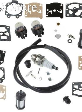 Carburetor Repair Kit With Primer Bulb Fuel Line Filter Spar