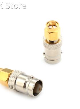 One Or 4pcs SMA J To BNC Female Connector Adapter Gold Tone